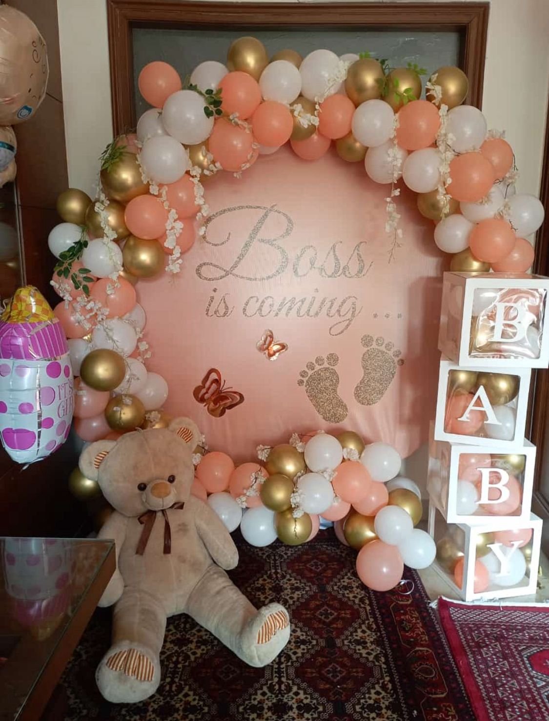 Boss is comming Decoration